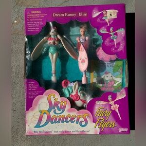 Vintage 90’s Sky Dancers Bunny and Elise. Box has never been opened!!!